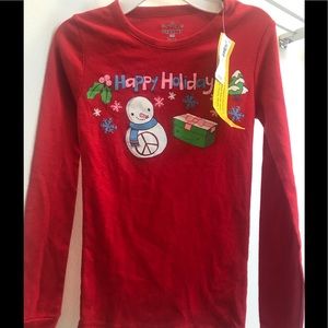 Old Navy Long Sleeved Shirt w/Holiday Design